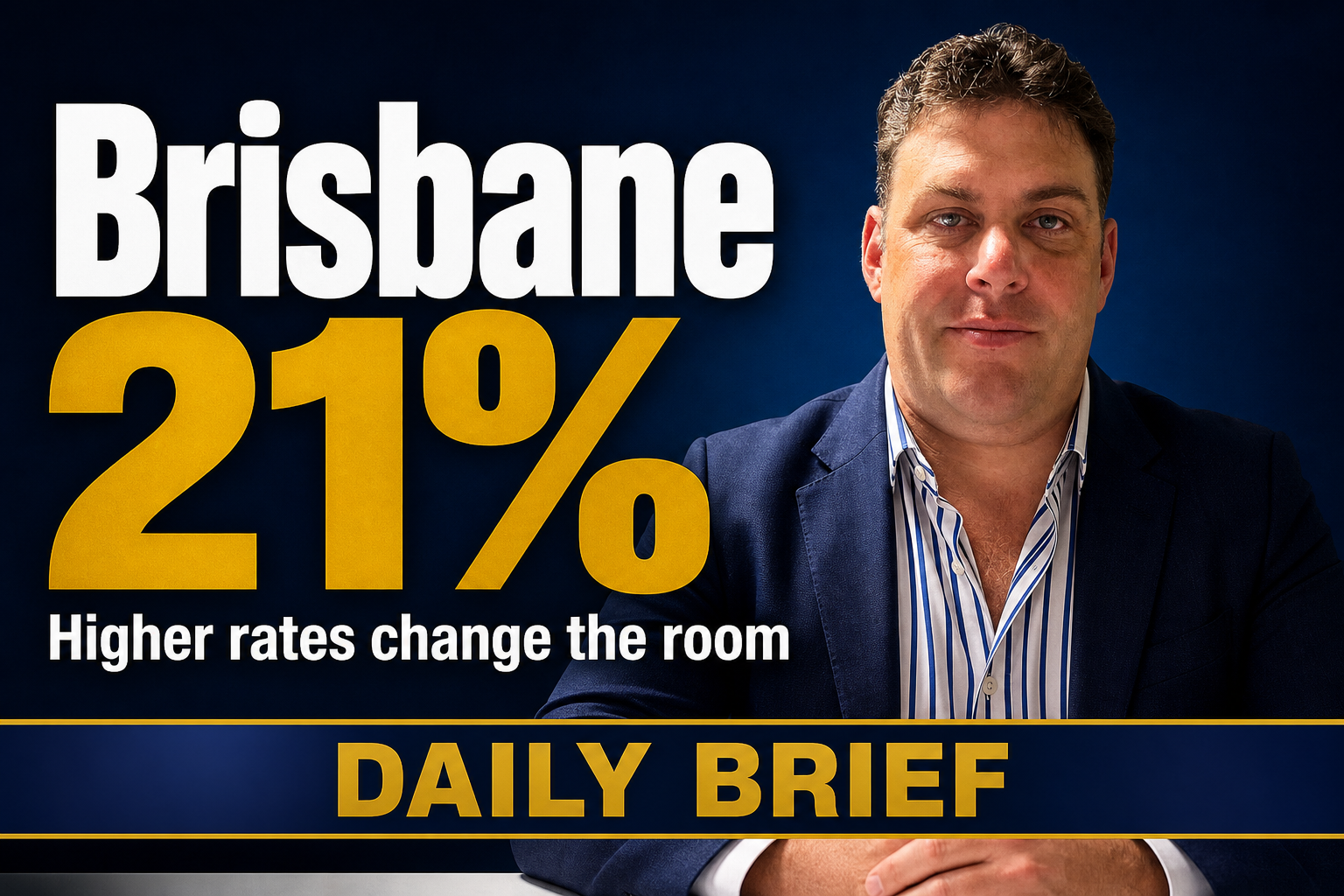 Brisbane Auction Clearance Rate Falls to 21% at 4.6%